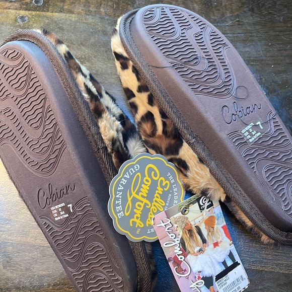 Cobian Minou Mule slippers- color is leopard - Picture 4 of 5